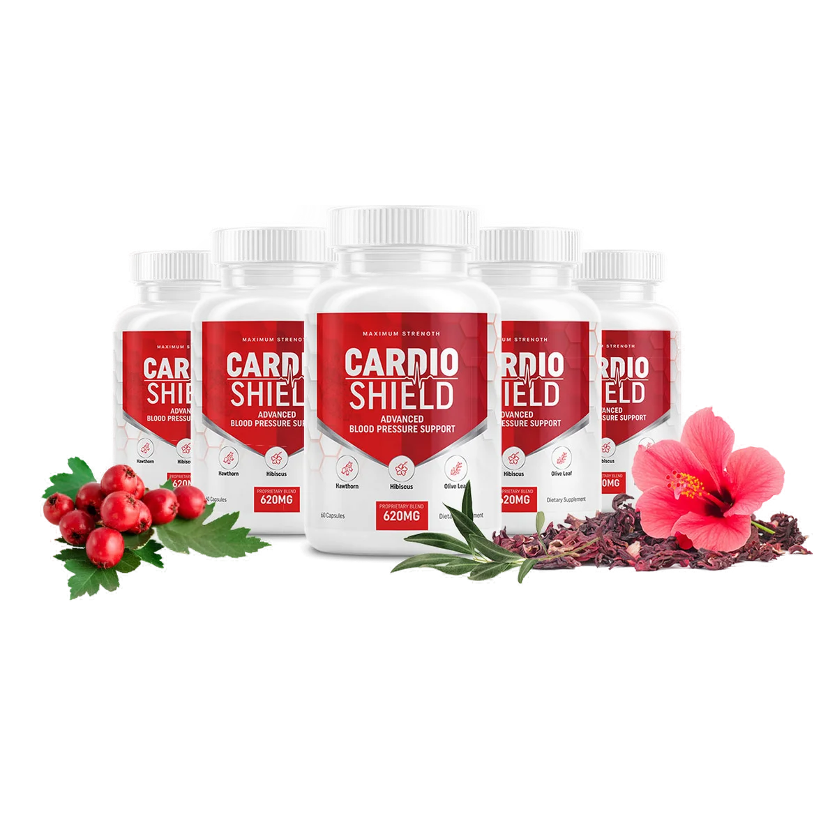 Cardio Shield Natural Blood Sugar Formula — Front Label
